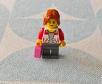 Lego city figuur met roze koffer, Enlèvement ou Envoi, Comme neuf, Lego
