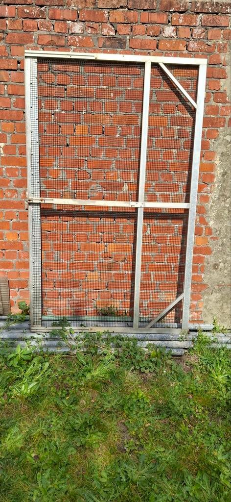 Voliere deur. Alluminium, Dieren en Toebehoren, Vogels | Hokken en Kooien, Ophalen