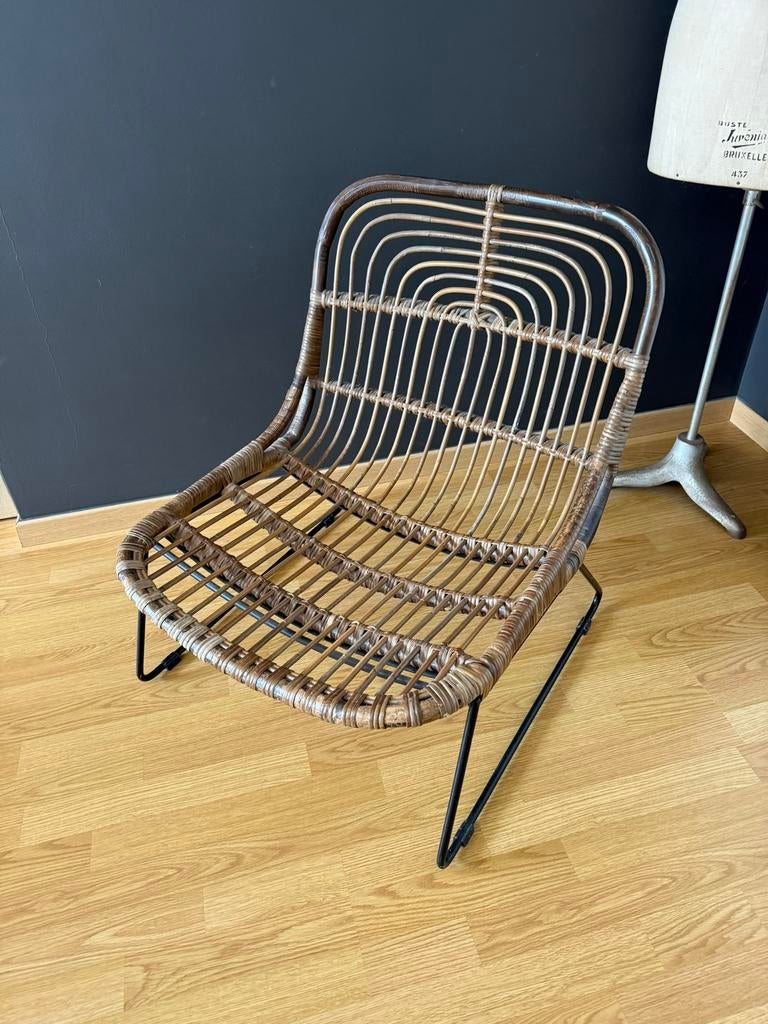 Rotan stoel House Doctor, Ophalen, Zo goed als nieuw