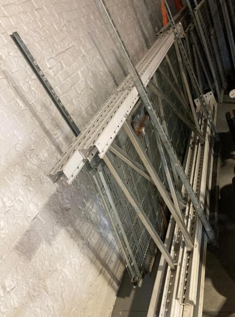 palletrek magazijnrek stow wit met legplanken, Zakelijke goederen, Kantoor en Winkelinrichting | Magazijn, Stelling en Opslag