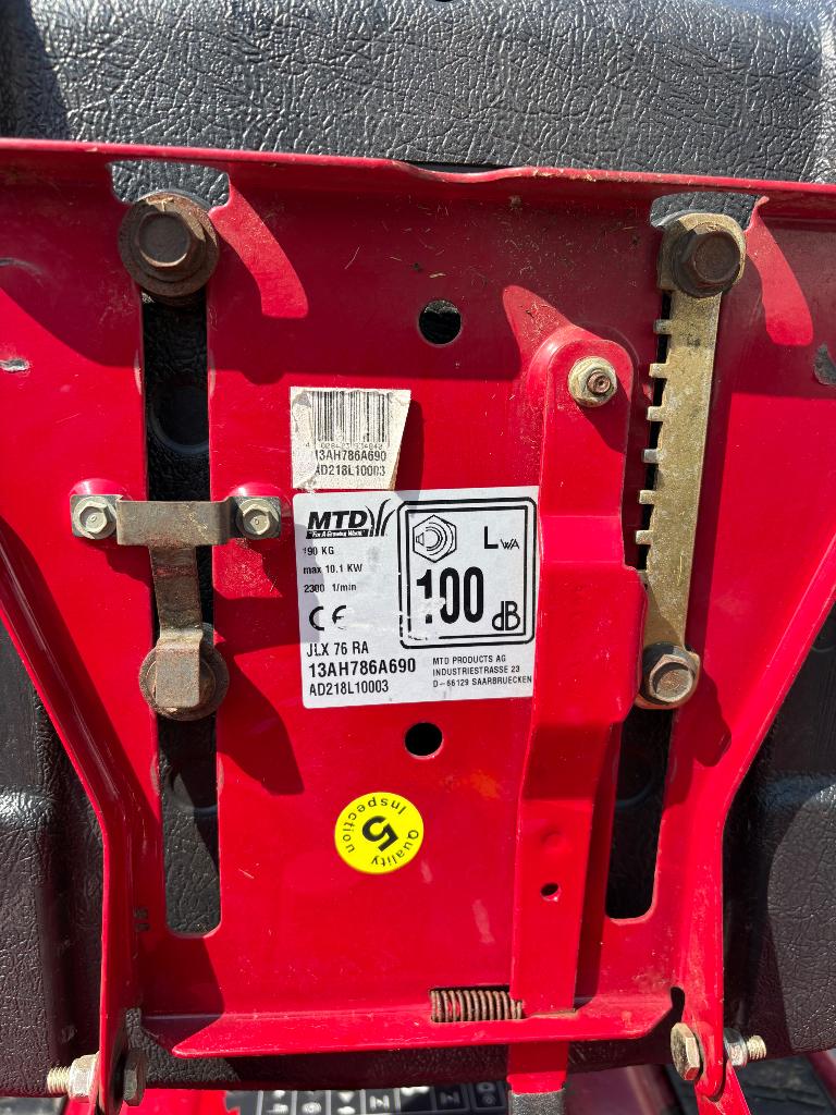 Zitmaaier Gutbrod, Tuin en Terras, Ophalen, Gebruikt, Opvangbak, Briggs & stratton