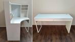 Double bureau Ikea "MICKE" blanc, 200 cm ou plus, Enlèvement, Utilisé, 100 à 150 cm