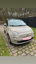 Fiat 500 Lounge cabrio beige, Autos, Achat, Beige, Particulier