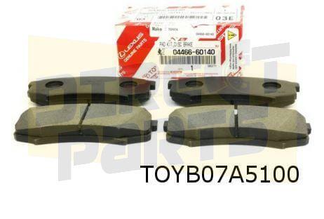 Toyota Land Cruiser 150 (10/09-) remblokset achterzijde Orig, Neuf, -, Toyota, -