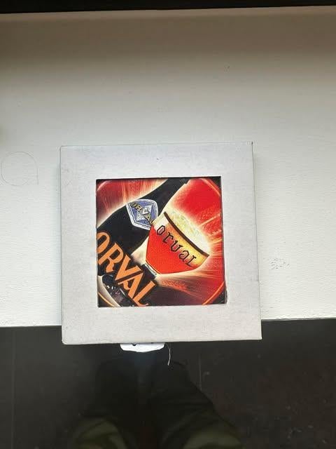 Sous-verre en pierre trappiste Orval Thill, Collections, Marques de bière, Enlèvement ou Envoi, Neuf, Autres types, Autres marques