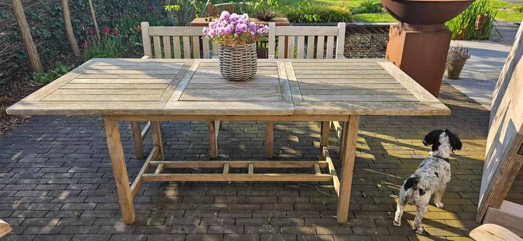 Tuintafel teak, Tuin en Terras, Ophalen