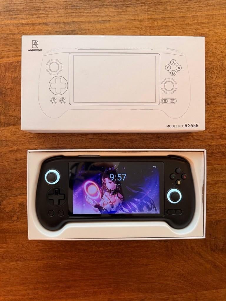 ANBERNIC RG556 – Retro Game Console (zo goed als nieuw), Games en Spelcomputers, Spelcomputers | Nintendo Game Boy, Ophalen, Zo goed als nieuw