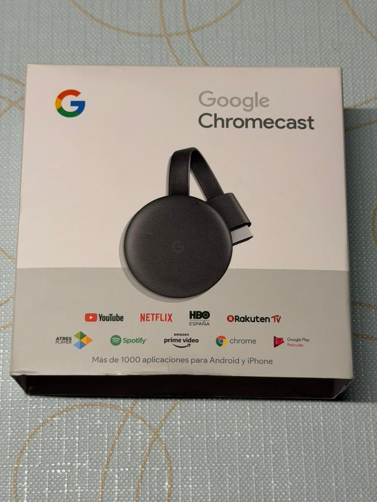 Google Chromecast HD dans son emballage d'origine., TV, Hi-fi & Vidéo, Accessoires de télévision, Enlèvement ou Envoi