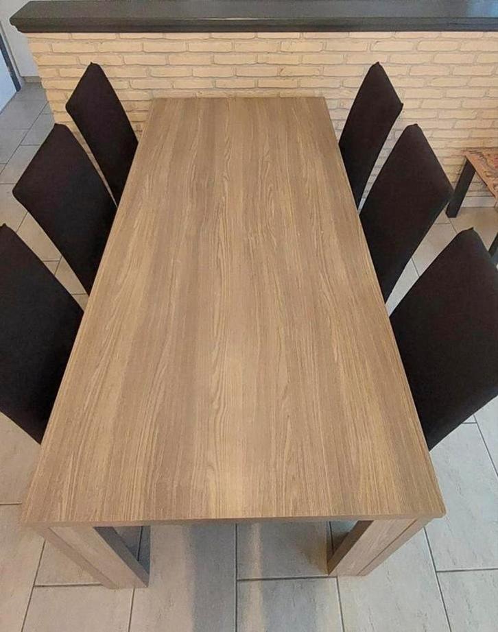 Table de cuisine avec 6 chaises, Maison & Meubles, Salles à manger complètes, Enlèvement