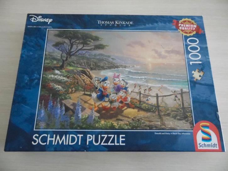 DONALD AND DAISY A DUCK AFTERNOON LEGPUZZEL 1000 STUKJES, Hobby en Vrije tijd, Denksport en Puzzels, Zo goed als nieuw, Legpuzzel
