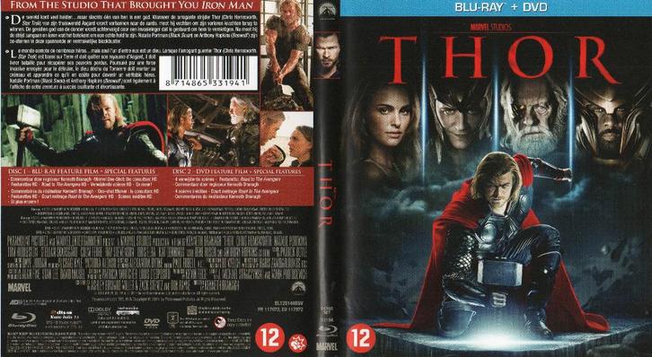 thor (blu-ray) neuf, CD & DVD, Blu-ray, Comme neuf, Science-Fiction et Fantasy, Enlèvement ou Envoi