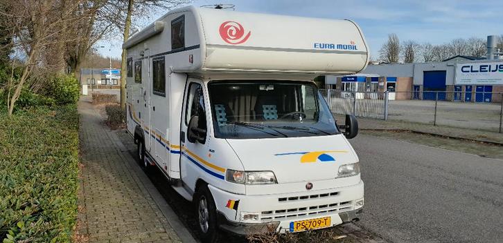 Euro Mobil 770 HB, Caravans en Kamperen, Mobilhomes, Particulier, meer dan 6, Alkoof, Eura Mobil, Fiat, Diesel, Handgeschakeld