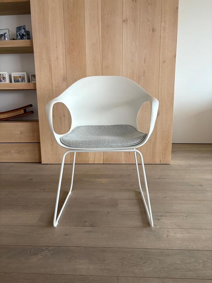 6 stuks Kristalia Elephant stoelen, Huis en Inrichting, Stoelen, Zo goed als nieuw, Vijf, Zes of meer stoelen, Kunststof, Wit