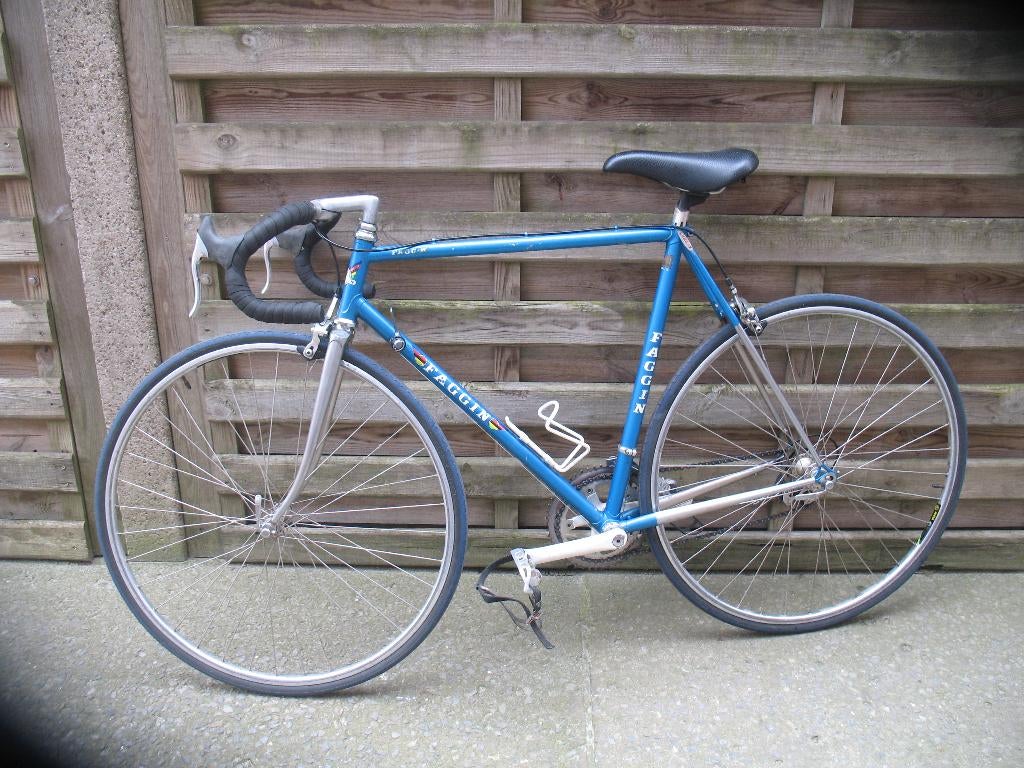 retro stalen koersfiets Faggin maat 54cc 12 vers, 51 tot 55 cm, Ophalen, Faggin, Jaren '60 of nieuwer
