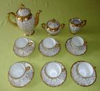 Zeer mooi mokkaservies: volledig!! - zeer goede staat, Antiek en Kunst, Ophalen