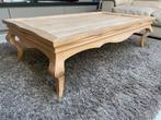 Licht eiken salontafel, Ophalen, Gebruikt, 100 tot 150 cm, Eikenhout