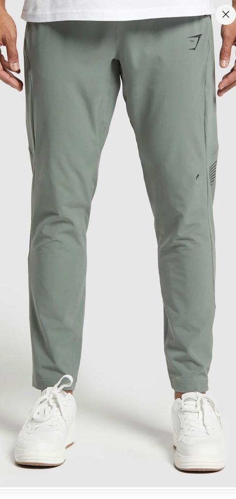 zeer mooie groene sportieve broek Gymshark, maat M, Kleding | Heren, Sportkleding, Ophalen, Maat 48/50 (M)