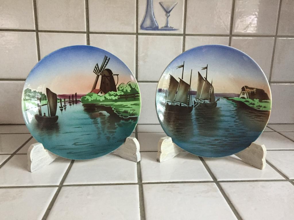 2 assiettes Villeroy & Boch, Huis en Inrichting, Ophalen of Verzenden, Zo goed als nieuw, Met ophangsysteem, Decoratieobject