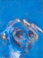 ROGER SOMVILLE / HOOFD / KLEURZEEFDRUK / 76x56cm / SIG, Enlèvement ou Envoi