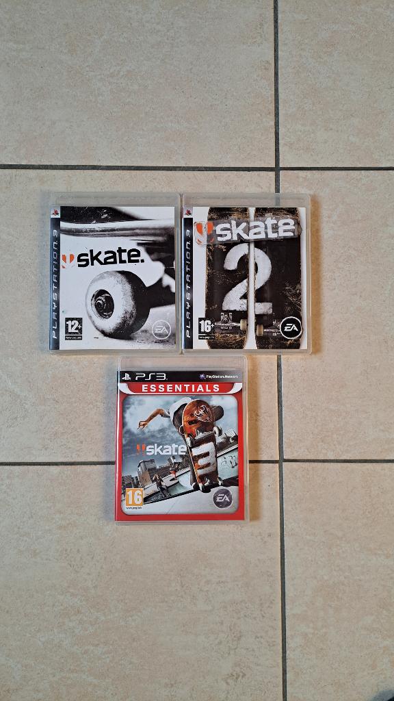 Skate 1, 2 & 3 - PS3, Games en Spelcomputers, Overige genres, 1 speler, Ophalen of Verzenden, Zo goed als nieuw