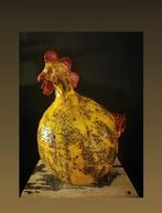 Handgemaakte keramieken kip, Antiek en Kunst, Antiek | Keramiek en Aardewerk, Ophalen of Verzenden