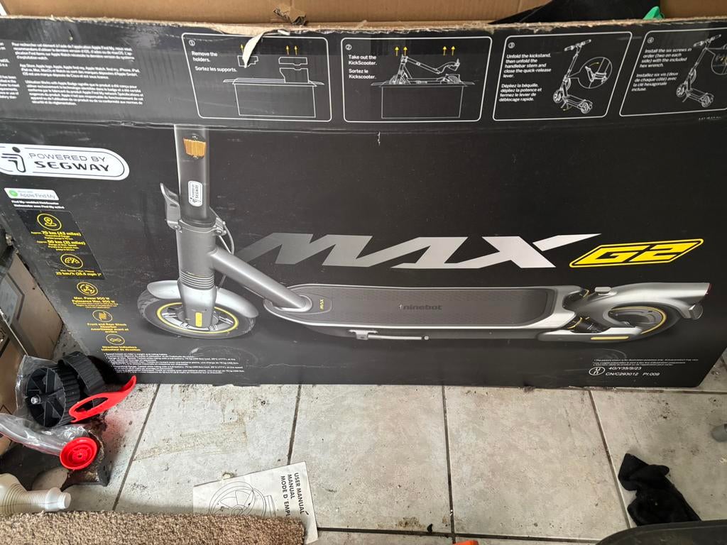 Ninebot max g2, Enlèvement, Comme neuf
