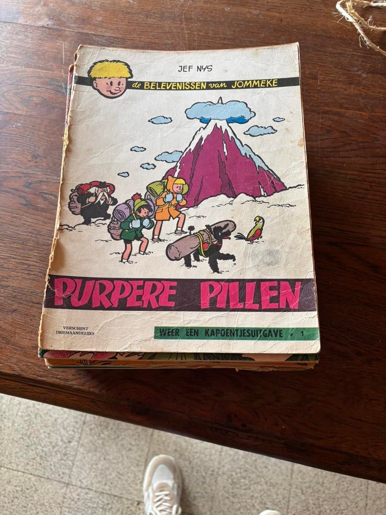 Oude strips van jommeke, Enlèvement, Utilisé