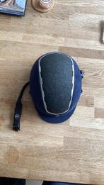 Casque d'équitation BR Blue Glitter — Taille 52-54 + 3 doubl, Enlèvement, Utilisé, Enfants, Bombe