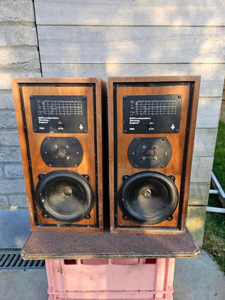 Vintage Bowers & wilkins DM5, TV, Hi-fi & Vidéo, Enceintes, Enlèvement