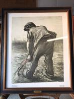 Reproductie: Spittende boer & Spittende boerin, Ophalen