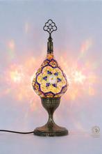 Prachtige Turkse mozaïek tafellamp H: 50cm B: 16cm, Nieuw, Ophalen of Verzenden, Glas, Oosters