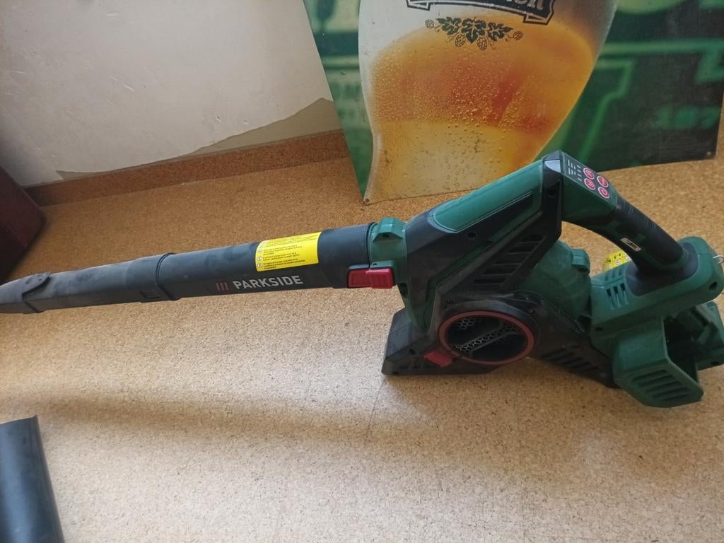 Parkside bladblazer 20v, Ophalen