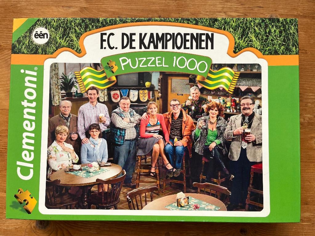 F.C. De Kampioenen Puzzel 1000 Clementoni verzamel item, Ophalen, 500 t/m 1500 stukjes, Zo goed als nieuw, Legpuzzel