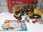 lego 10734 juniors bouwwerf met kraan bulldozer, Ophalen of Verzenden, Complete set, Lego