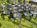 Lot de 17 chaises bistrot restaurant, Maison & Meubles, Chaises, Enlèvement, Bois, Noir, Bistrot