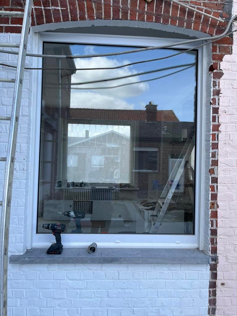 Raam, Ophalen, Kunststof, Gebruikt, Raamkozijn