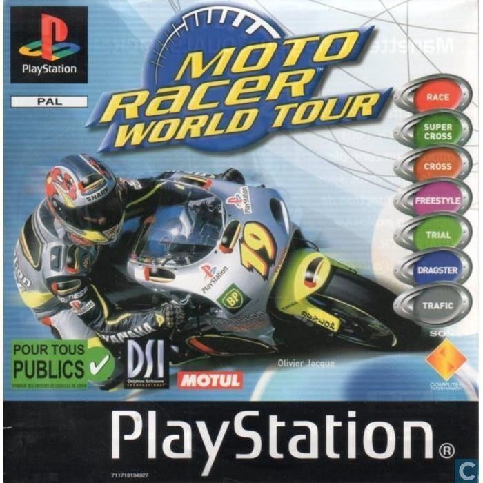 Moto Racer World Tour, Consoles de jeu & Jeux vidéo, Jeux | Sony PlayStation 1, Enlèvement ou Envoi, 1 joueur, Course et Pilotage