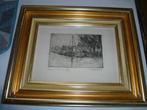 Gravure Bruges P.Daxhelet, Antiek en Kunst, Kunst | Schilderijen | Klassiek, Ophalen of Verzenden