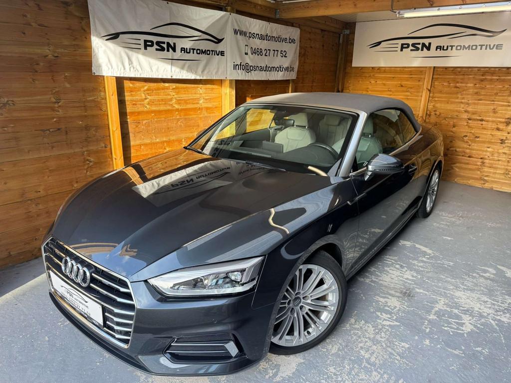 Audi A5 Cabrio 40 TFSI S-tronic * Belgische wagen * 1e Eig, Autos, Audi, Argent ou Gris, Achat, Euro 6, Entreprise