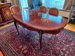 Klassieke Eettafel met Inlegwerk, 75 cm ou plus, 150 à 200 cm, Comme neuf, 100 à 150 cm