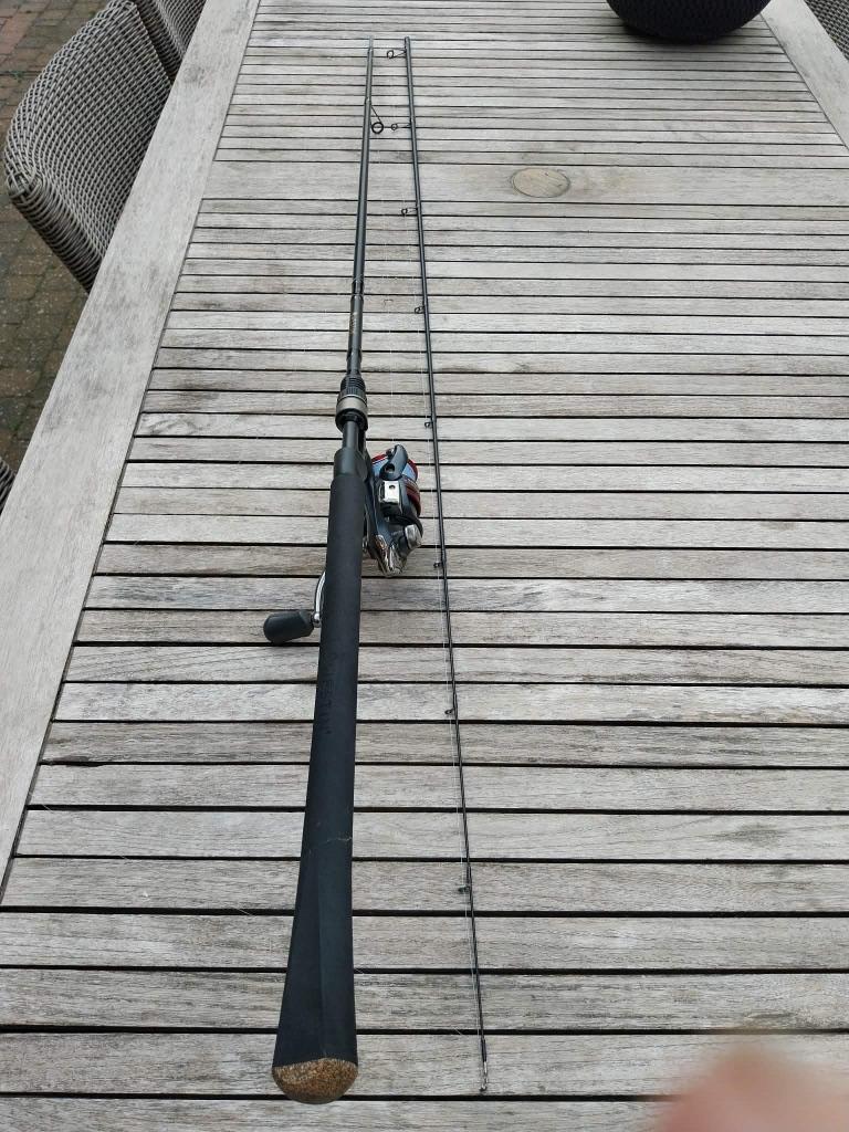 Roofvishengel, Ophalen, Zo goed als nieuw, Complete set