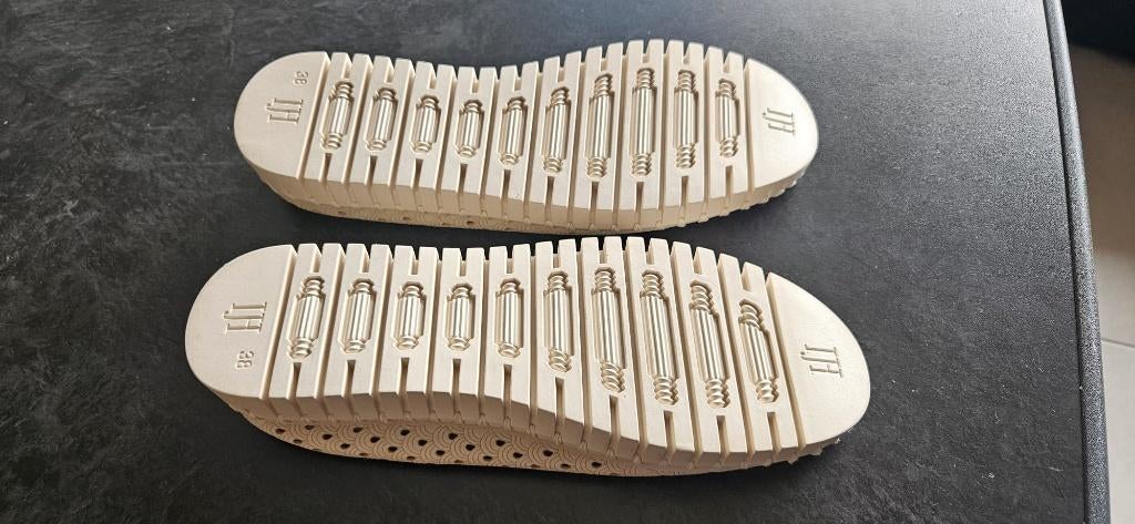 Schoenen - Ilse Jacobsen- beige-maat 38, Ophalen, Beige, Nieuw, Sandalen of Muiltjes