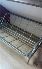 Logeerbed plooibed 150/200cm aluminium frame, Ophalen, Zo goed als nieuw, 200 cm