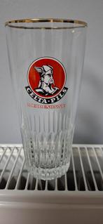 Vintage glas Viking bier Celta Meiresonne Gent Landegem, Verzamelen, Ophalen of Verzenden, Zo goed als nieuw, Glas of Glazen, Stella Artois