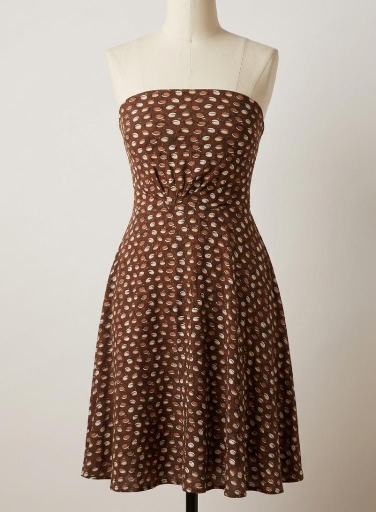 Stijlvolle Bruine Zomerjurk, Vêtements | Femmes, Enlèvement ou Envoi, Comme neuf, Taille 38/40 (M), Brun