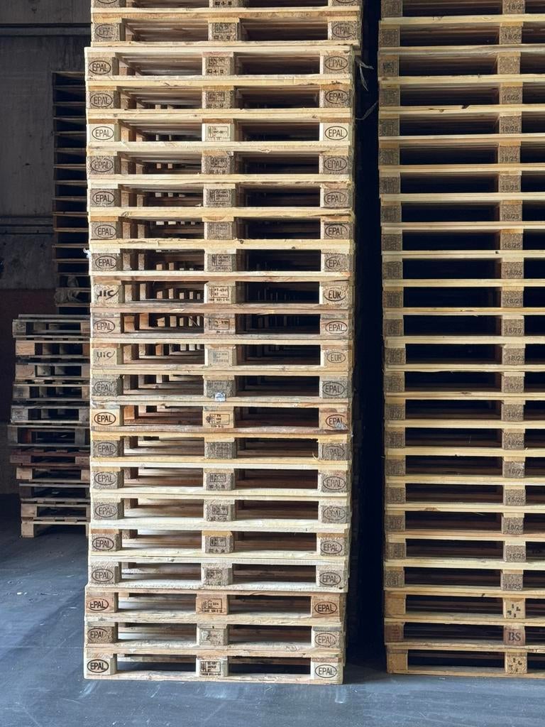Nieuwe & gebruikte pallets direct leverbaar – scherpe prijs, Zakelijke goederen, Machines en Bouw | Industrie en Techniek, Ophalen of Verzenden