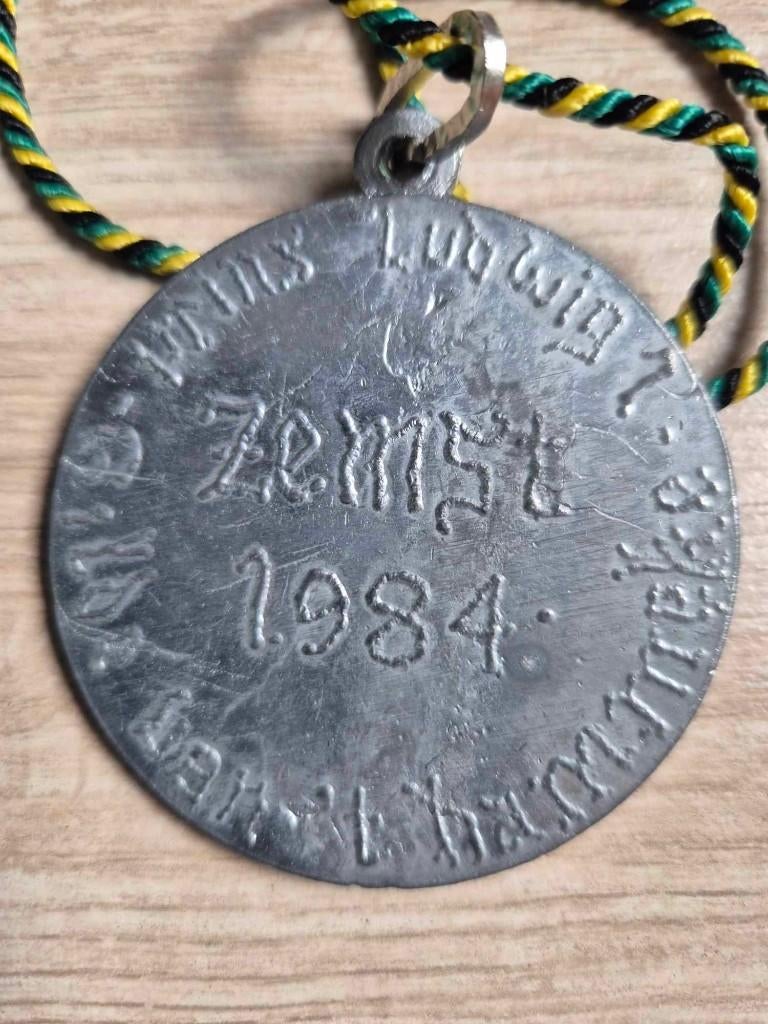 Carnaval medaille Zemst prins ludwig 1984, Postzegels en Munten, Penningen en Medailles, Ophalen of Verzenden