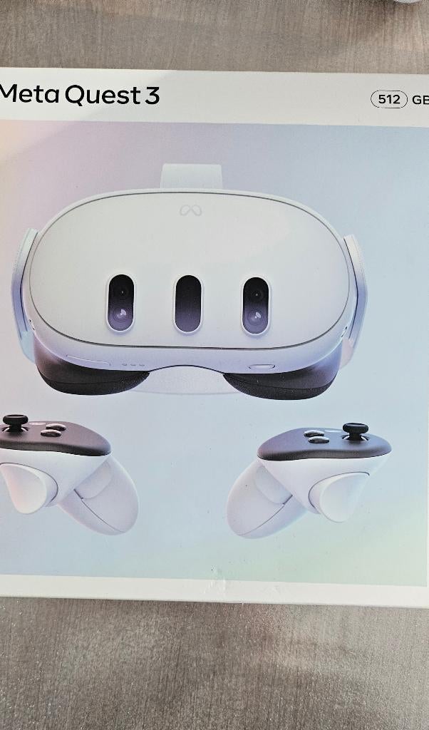 Meta Quest 3 (512GB opslag), Games en Spelcomputers, Ophalen, Zo goed als nieuw, VR-bril, Overige platformen