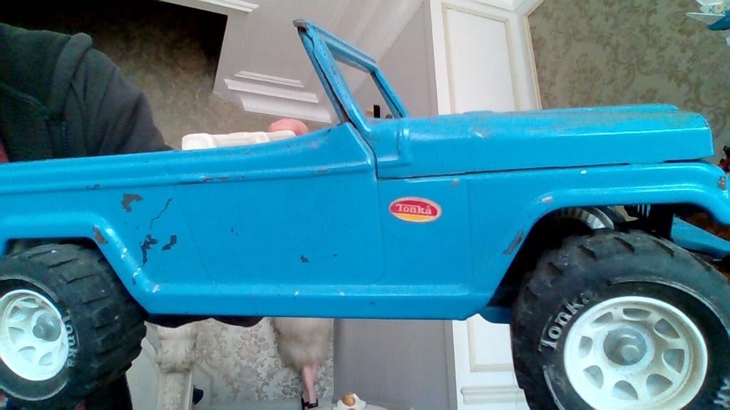 Jeep en tôle (tonka ), Antiquités & Art, Enlèvement