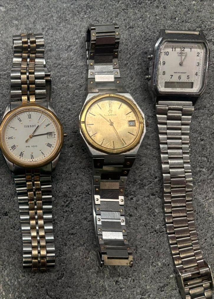Lot horloges , oud/ nieuw verschillende merken, Bijoux, Sacs & Beauté, Montres | Hommes, Autres marques, Enlèvement ou Envoi